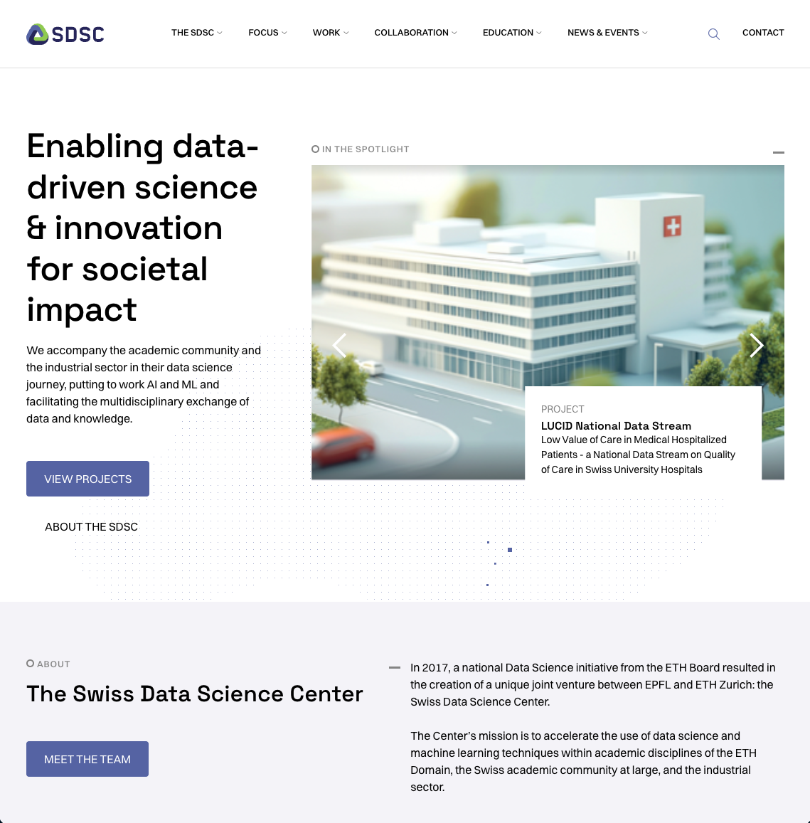 SDSC Website — Web Design